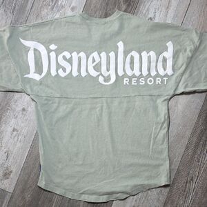Spirit Jersey | Disneyland Resort Puff Paint Script, Cotton Longsleeve Shirt